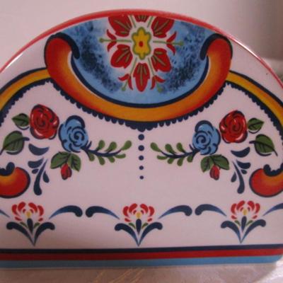 New Euro Ceramica Zanzibar design 4-piece accessory set