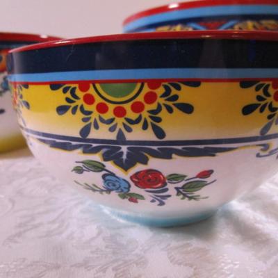 New Euro Ceramica Zanzibar design 3-piece mixing bowl set