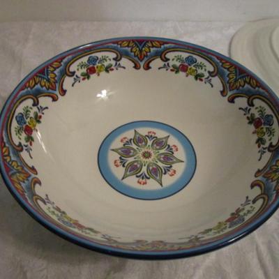 New Euro Ceramica Zanzibar design 2-piece serving set