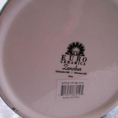New Euro Ceramica Zanzibar design pitcher