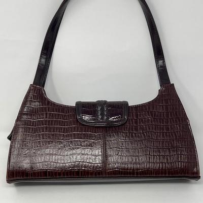 Brighton Brown Bag & Rose Mosaic Wall Mirror