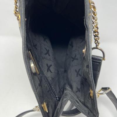 Vintage Paloma Picasso Black Leather Handbag