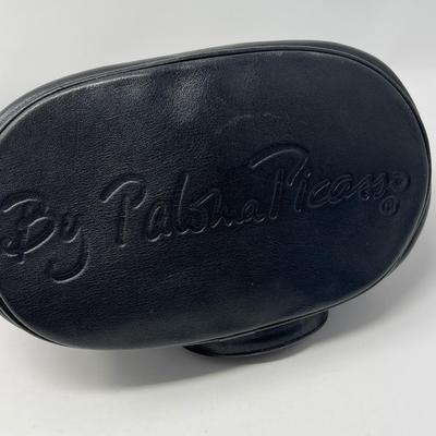 Vintage Paloma Picasso Black Leather Handbag