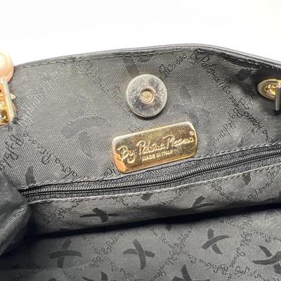 Vintage Paloma Picasso Black Leather Handbag