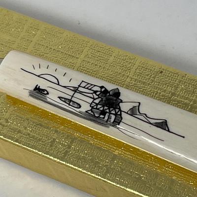 Trio of Vintage Letter Openers Bone Handle