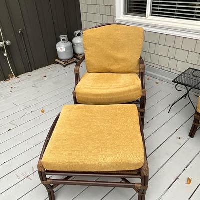 Summer Classics Outdoor Sofa, Chair and Ottoman w/ covers