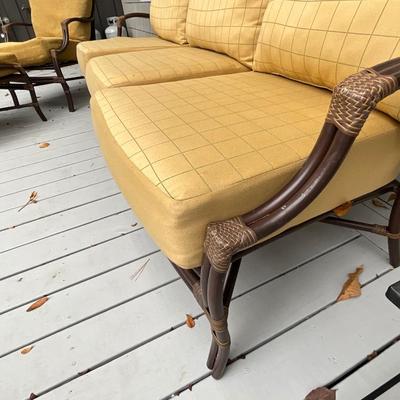 Summer Classics Outdoor Sofa, Chair and Ottoman w/ covers