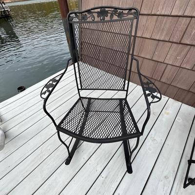 Meadowcraft Dogwood Wrought Iron Conversation Set