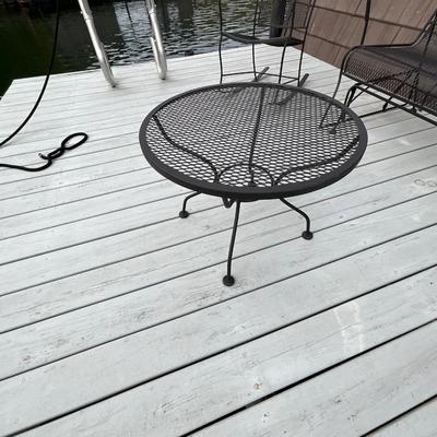 Meadowcraft Dogwood Wrought Iron Conversation Set
