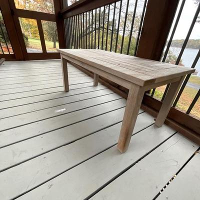 Splendor 3 Piece Teak Conversation Set And Rug