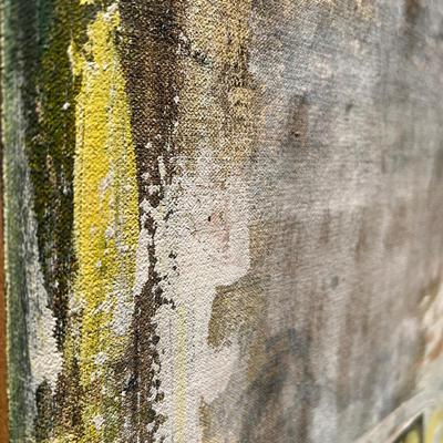 Ben Strawn’s “Somewhere”- Large Canvas Signed Acrylic/Mixed Media Painting (LR-RG)