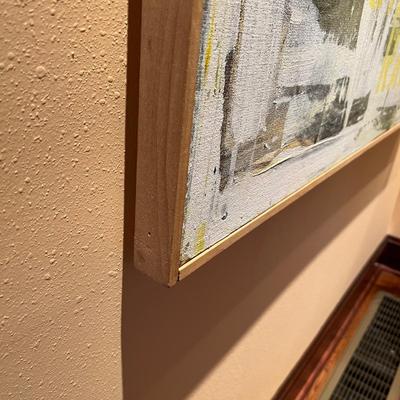 Ben Strawn’s “Somewhere”- Large Canvas Signed Acrylic/Mixed Media Painting (LR-RG)
