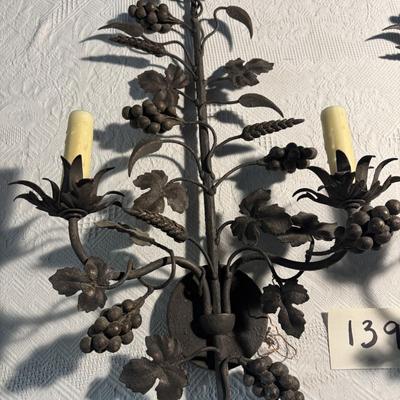 Pair of sconces