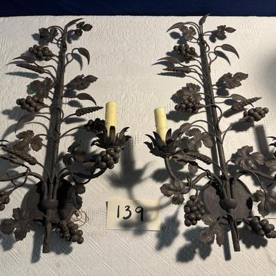 Pair of sconces