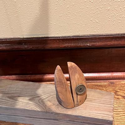 Lambert Signed Wood & Metal Sculpture (LR-RG)