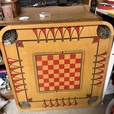 Carrom archarena double sided game board