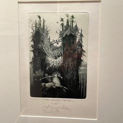 “The Black Castle” By Alvin Brunovsky - Signed & Numbered (LR-RG)