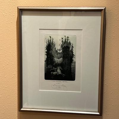 “The Black Castle” By Alvin Brunovsky - Signed & Numbered (LR-RG)