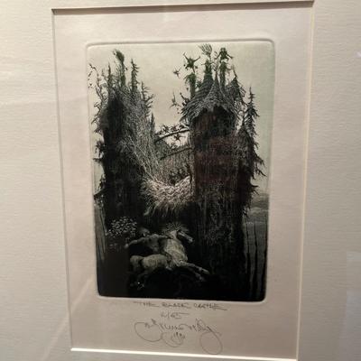 “The Black Castle” By Alvin Brunovsky - Signed & Numbered (LR-RG)