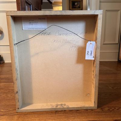 “Table Construction #1” by Greg Murdock (DR-DZ)