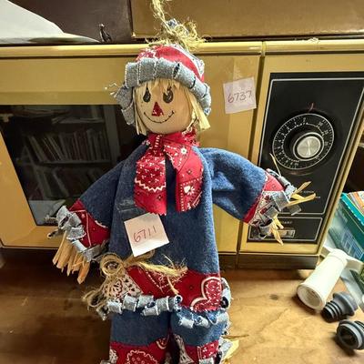 Scarecrow in denim