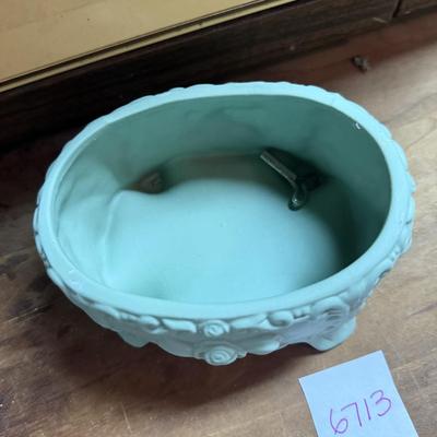 Jasper green trinket box