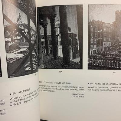 Maurits Cornelis Escher Collection of W.F. Veldhuysen Sotheby’s Auction Catalog Feb. 16, 1980