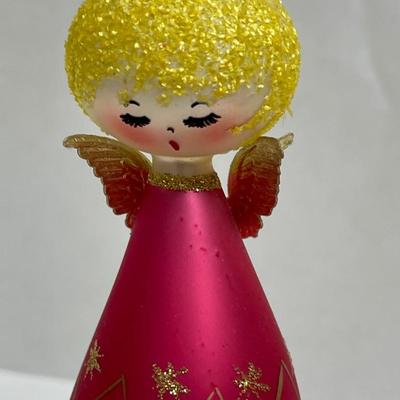 Antique Old Christmas Tree Ornaments Angel. and 3 birds