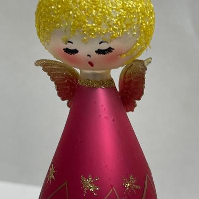 Antique Old Christmas Tree Ornaments Angel. and 3 birds