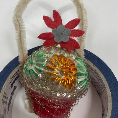 Vintage Mercury Glass Ornaments Christmas Tree Holiday Decor