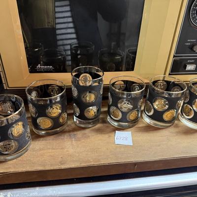 Libby Hollywood regency glasses