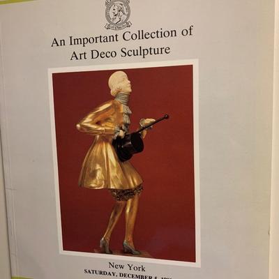 Important Art Deco Sculptures Christie’s Auction Catalog Dec. 5, 1981 Color Illustrated