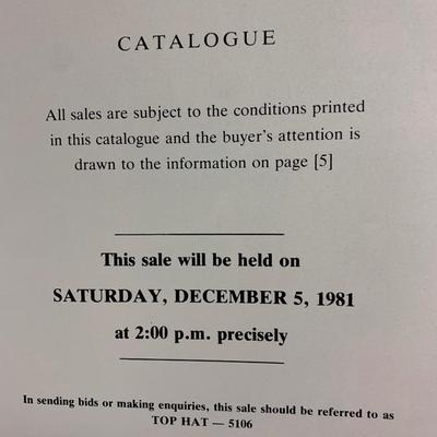 Important Art Deco Sculptures Christie’s Auction Catalog Dec. 5, 1981 Color Illustrated