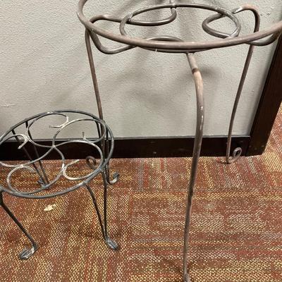 Metal plant stands