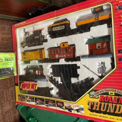 Roll’n Thunder train set and accessory track