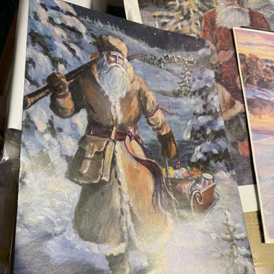 Capper Santa prints-ready to frame