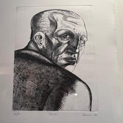 Peter Howson “Cain” Limited Edition/Signed Print (LR-RG)