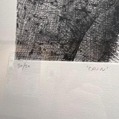 Peter Howson “Cain” Limited Edition/Signed Print (LR-RG)