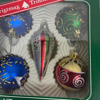 Large Lot of 20 Vintage Christmas Tree Ornaments Mercury Glass