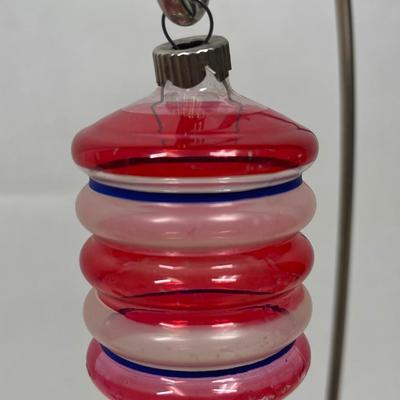 Vintage Mercury Glass Ornaments - houses, lanterns, drums, etc