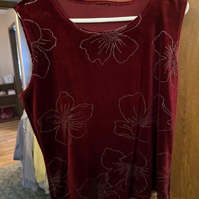 Beautiful holiday layering top