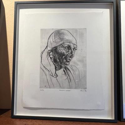 Peter Howson “Muslim Woman” Limited Edition Print (LR-RG)