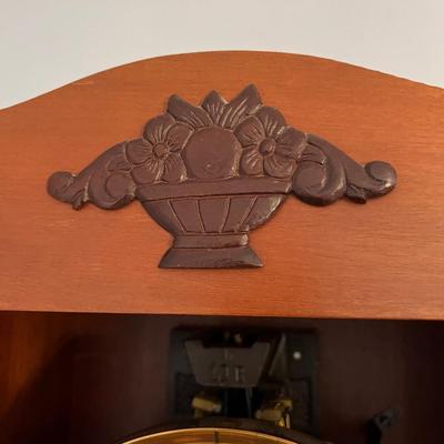 Vintage Westminster Chime German Wall Clock Made by Anker Clock Co.