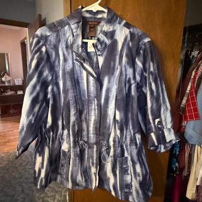 Blue/white jacket