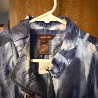 Blue/white jacket