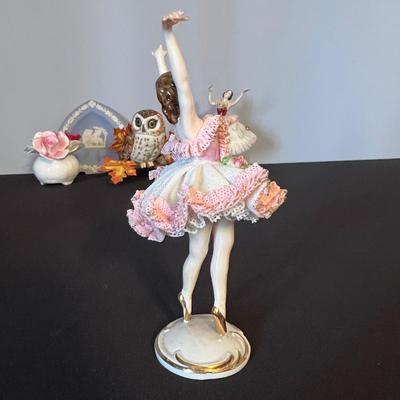 Designer Lot of Porcelain Figurines - Dresden, Lenox, Royale Stratford, Wedgwood