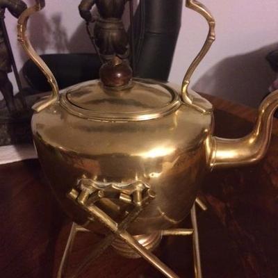 Antique England Brass Tea Pot