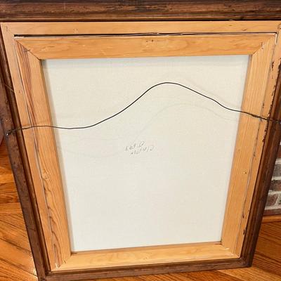 Original Professionally Framed Signed Oil Painting 24"x28"