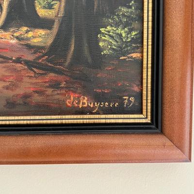 Original Professionally Framed Signed Oil on Canvas c. 23" x 27" Painting c. 1979