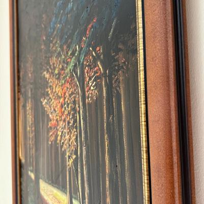 Original Professionally Framed Signed Oil on Canvas c. 23" x 27" Painting c. 1979